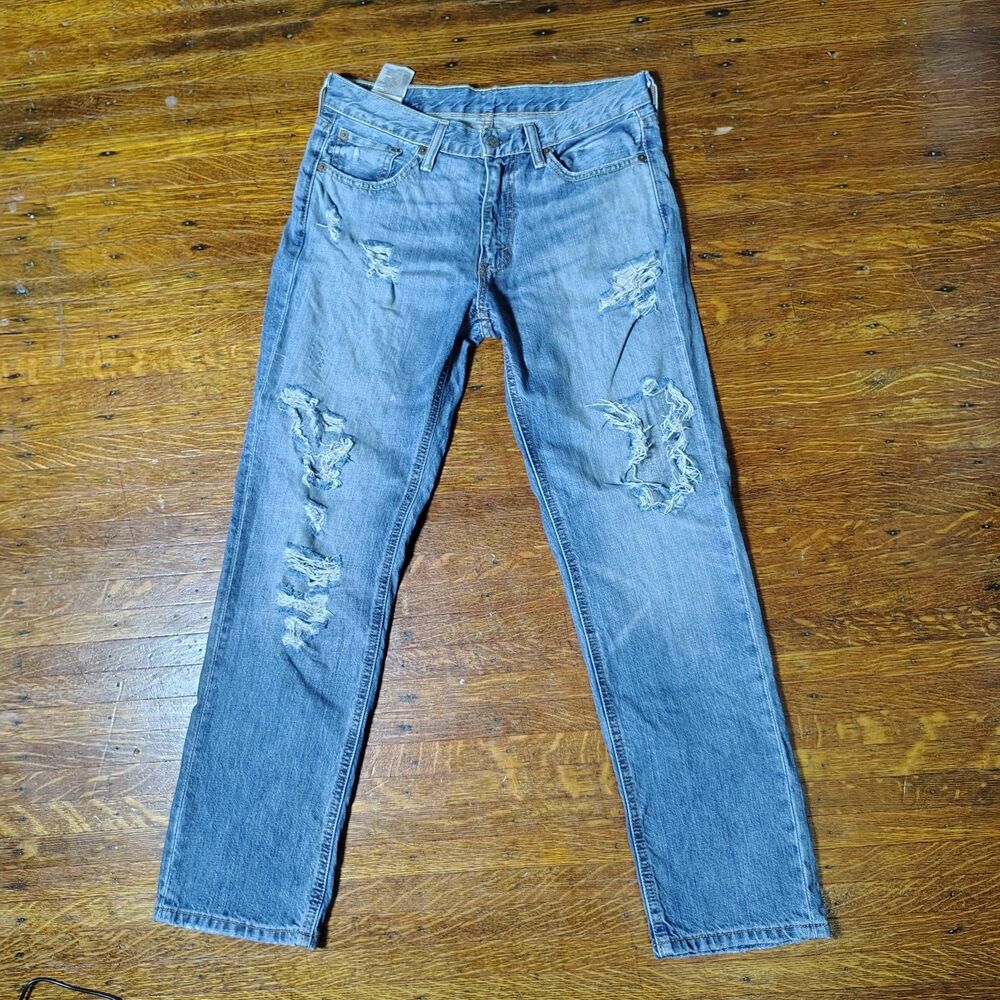 Levi's 541 Shredded Grunge Thrashed Edgy Wear Men's Sz 30x30/T688